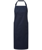 PR120: Organic Cotton Apron Aprons Premier Navy Regular