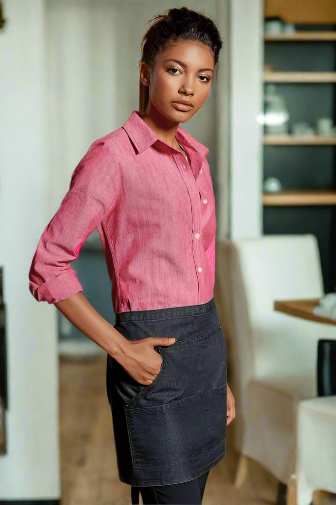 PR125 - Denim Waist Apron - The Staff Uniform Company