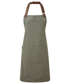 PR144: Annex Oxford bib apron Aprons Premier Moss Regular