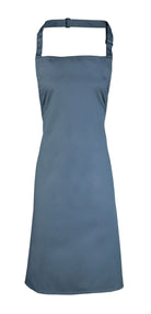 PR150: Colours Pocketless Bib Apron Aprons Premier