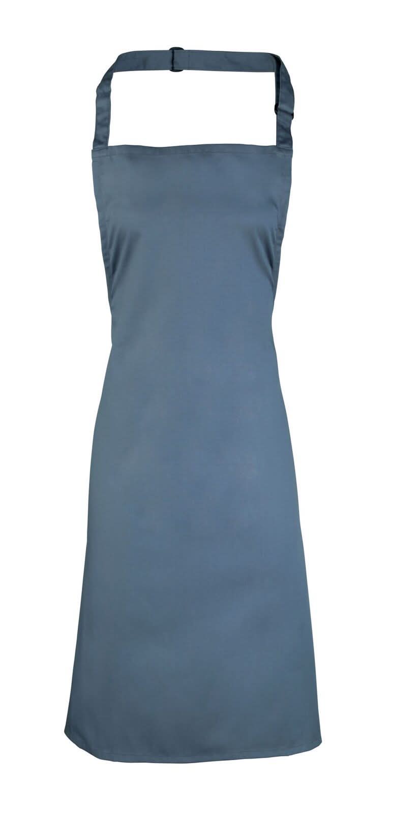 PR150: Colours Pocketless Bib Apron Aprons Premier