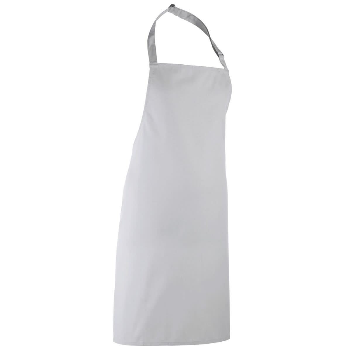 PR150: Colours Pocketless Bib Apron Aprons Premier