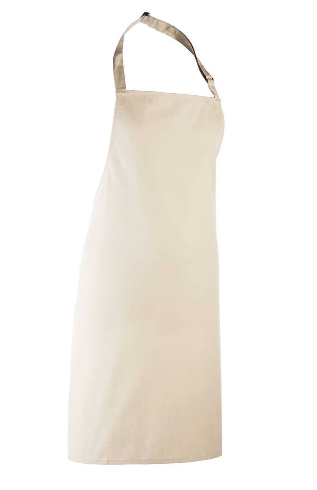 PR150: Colours Pocketless Bib Apron - The Staff Uniform Company