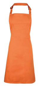 PR150: Colours Pocketless Bib Apron - The Staff Uniform Company