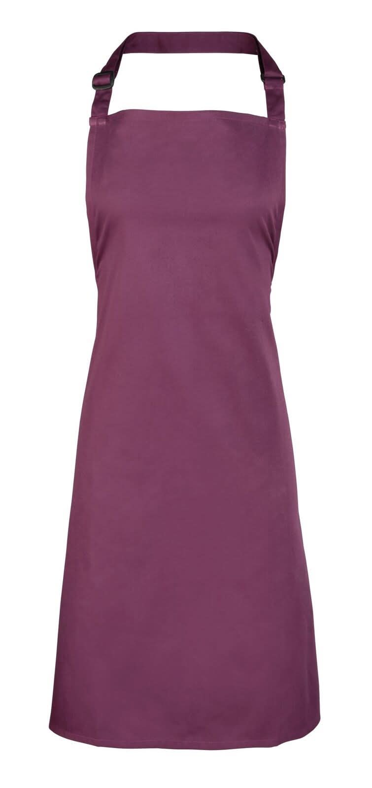PR150: Colours Pocketless Bib Apron - The Staff Uniform Company