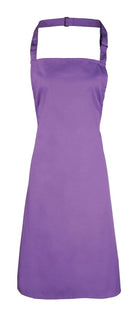 PR150: Colours Pocketless Bib Apron - The Staff Uniform Company