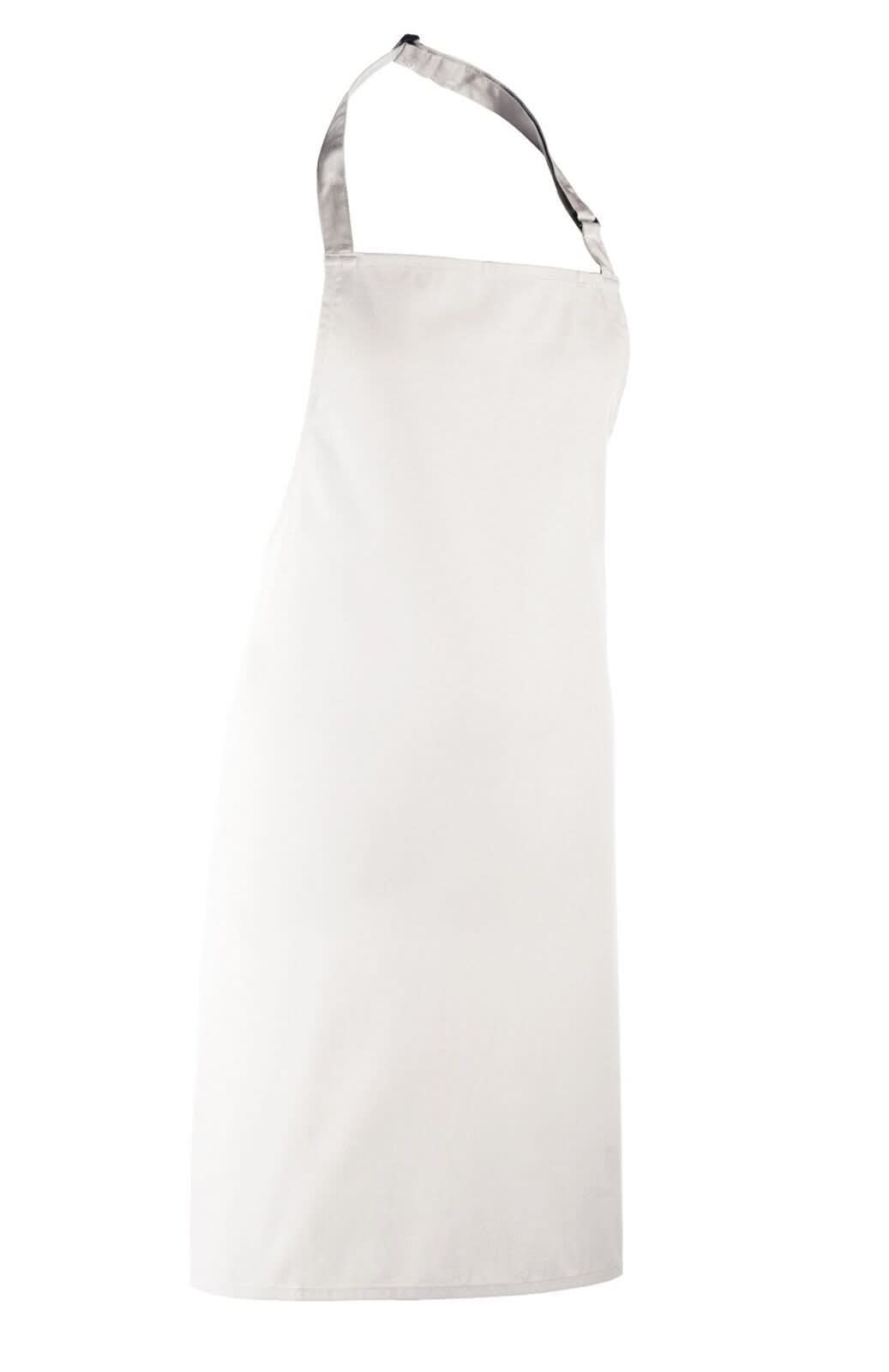 PR150: Colours Pocketless Bib Apron - The Staff Uniform Company