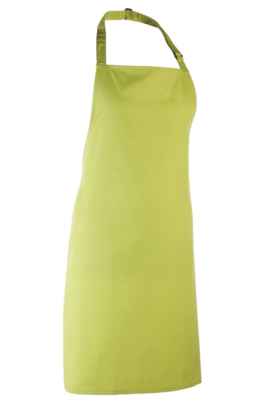 PR150: Colours Pocketless Bib Apron - The Staff Uniform Company
