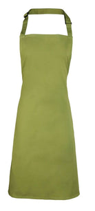 PR150: Colours Pocketless Bib Apron - The Staff Uniform Company