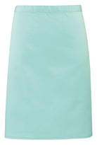 PR151: Colours Mid-Length Apron Aprons Premier Aqua Regular