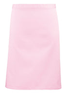 PR151: Colours Mid-Length Apron Aprons Premier Pink Regular
