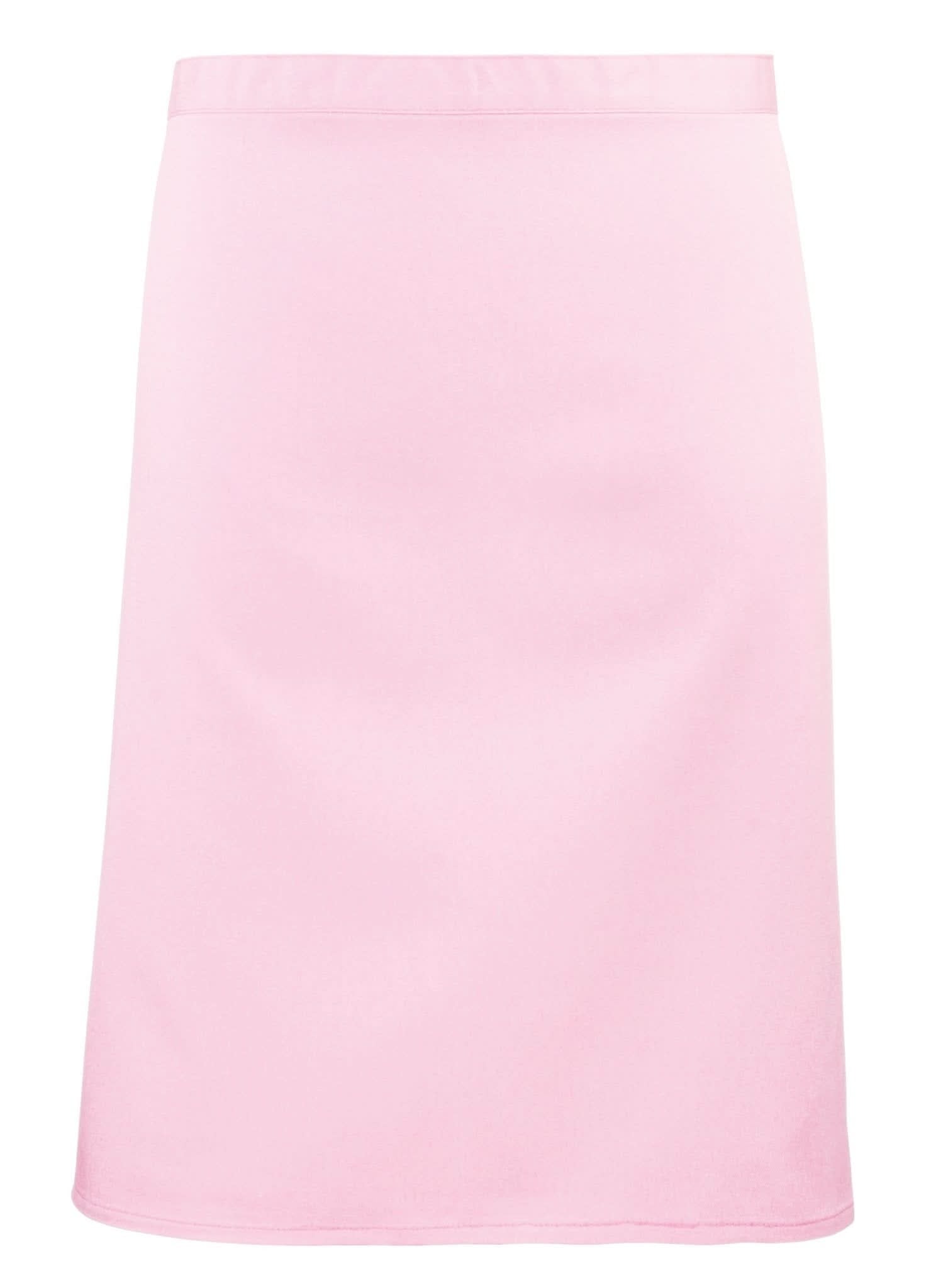 PR151: Colours Mid-Length Apron Aprons Premier Pink Regular