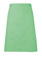 PR151: Colours Mid-Length Apron Aprons Premier Apple Regular