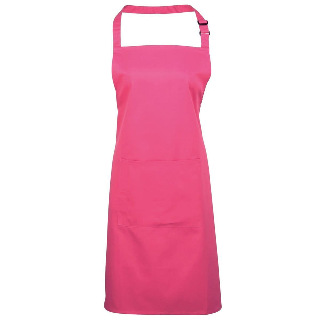 PR154 - Colours Bib Apron - with Pocket - The Staff Uniform Company