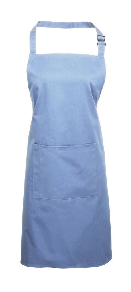 PR154 - Colours Bib Apron - with Pocket - The Staff Uniform Company