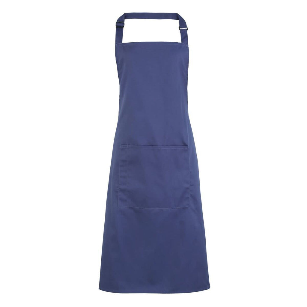 PR154 - Colours Bib Apron - with Pocket - The Staff Uniform Company