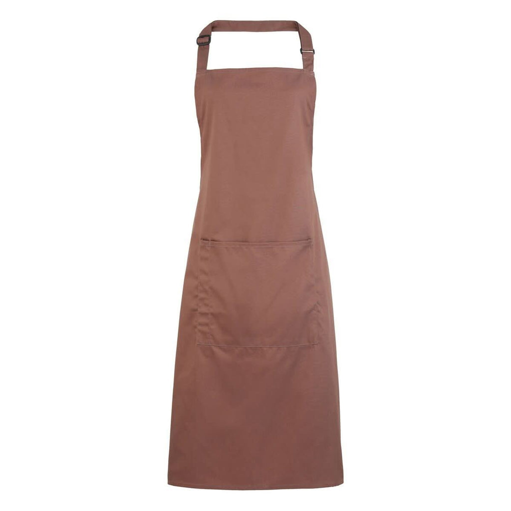 PR154 - Colours Bib Apron - with Pocket - The Staff Uniform Company