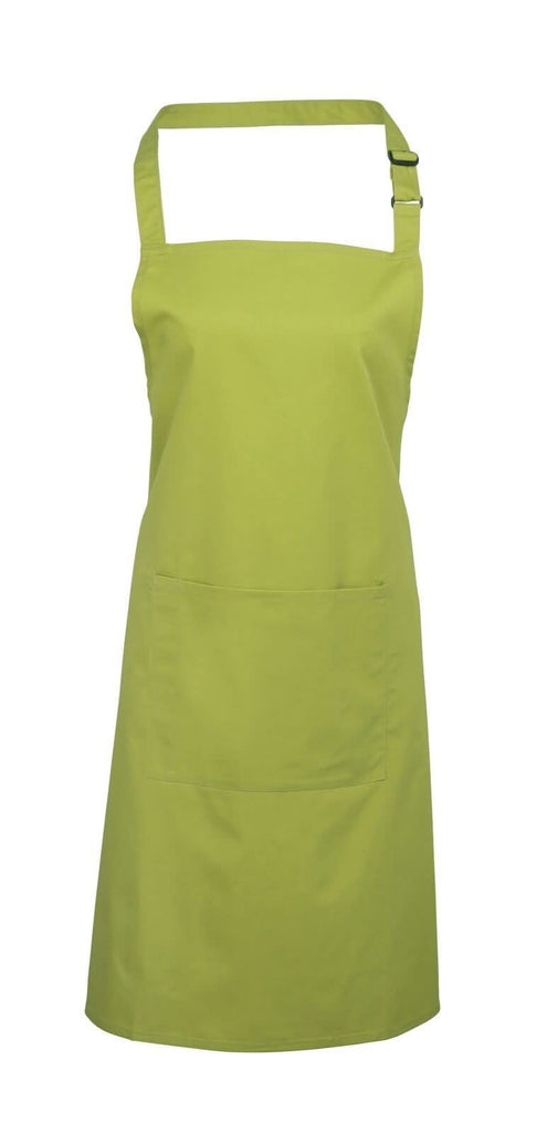 PR154 - Colours Bib Apron - with Pocket - The Staff Uniform Company