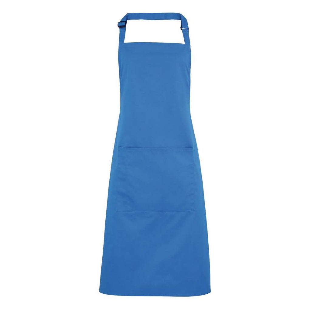 PR154 - Colours Bib Apron - with Pocket - The Staff Uniform Company