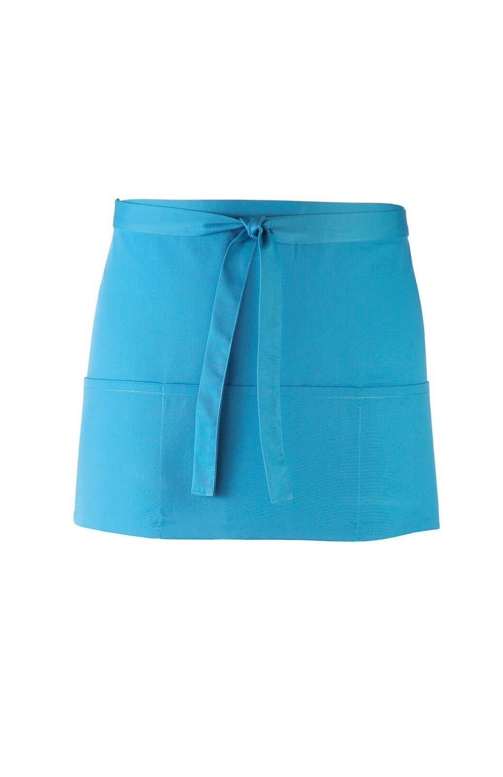PR155: Colours 3 Pocket Apron Aprons Premier Turquoise Regular