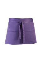 PR155: Colours 3 Pocket Apron Aprons Premier Purple Regular