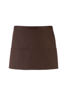 PR155: Colours 3 Pocket Apron Aprons Premier Brown Regular
