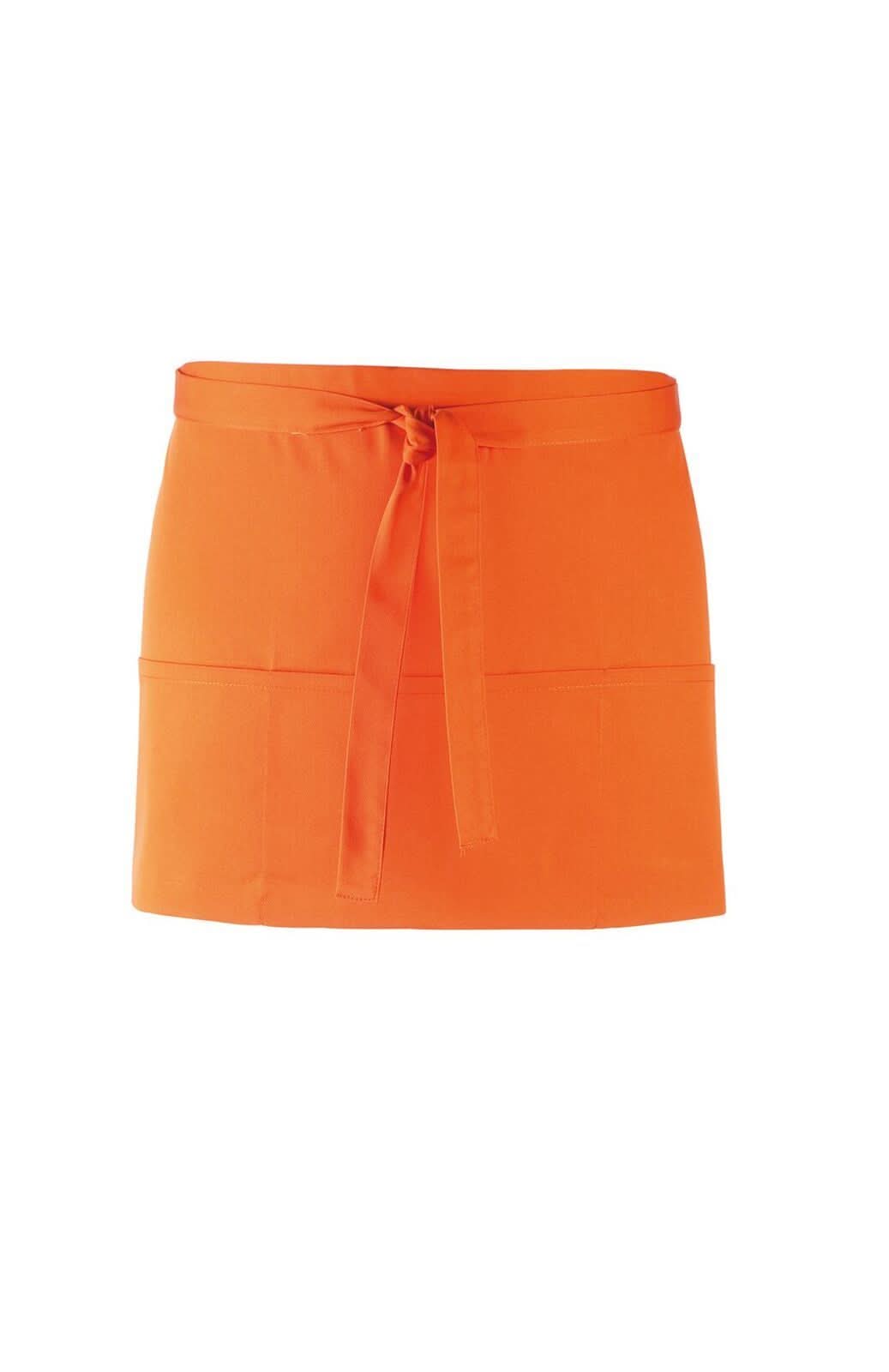 PR155: Colours 3 Pocket Apron Aprons Premier Orange Regular