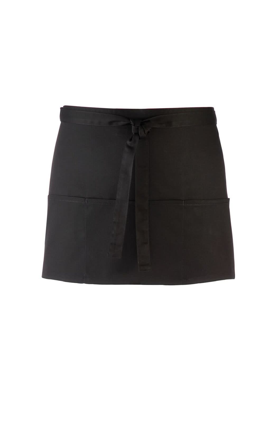 PR155: Colours 3 Pocket Apron Aprons Premier Black Regular