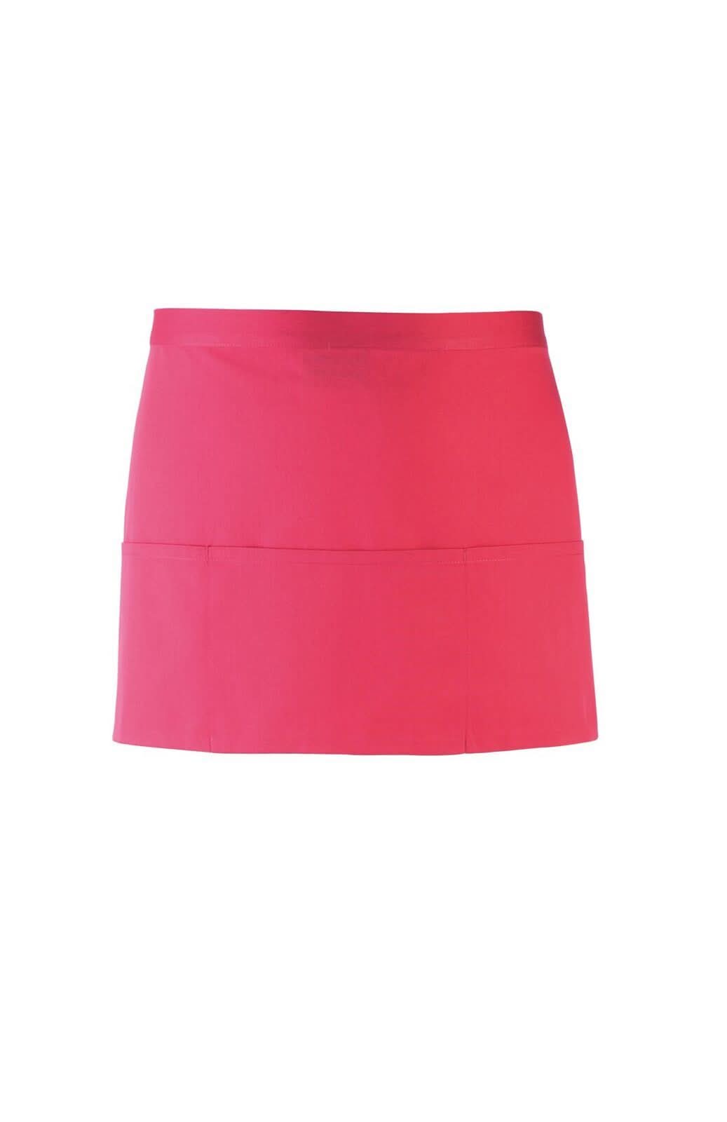 PR155: Colours 3 Pocket Apron Aprons Premier Hot Pink Regular