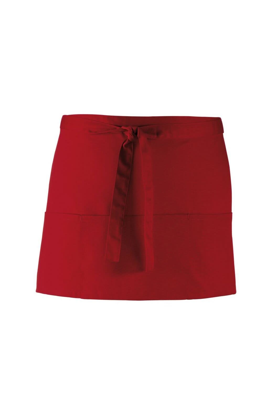 PR155: Colours 3 Pocket Apron Aprons Premier Burgundy Regular