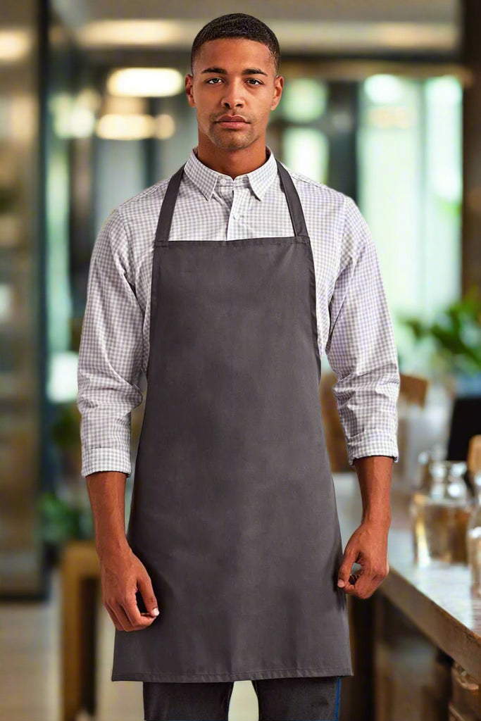 PR165 - Essential bib apron - The Staff Uniform Company