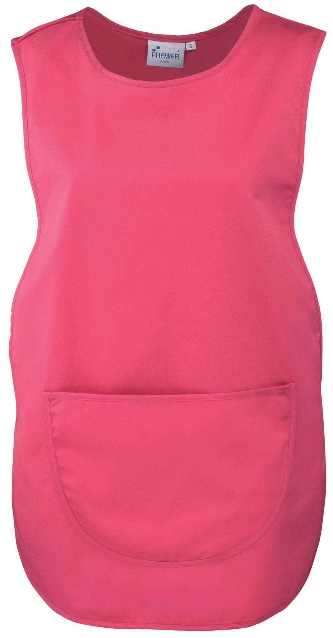PR171: Ladies Pocket Tabard Tabards Premier Fuchsia S