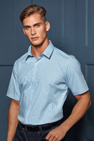 PR221 - Mens Microcheck Shirt Mens Short Sleeve Shirts Premier