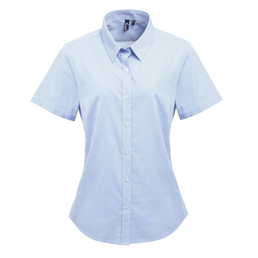PR321 - Microcheck Shirt - The Staff Uniform Company