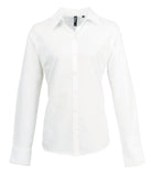 PR334: Signature Long Sleeve Oxford Shirt Womens Long Sleeve Shirts Premier