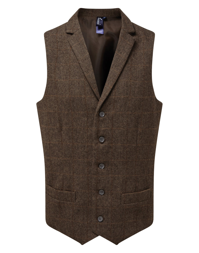 PR625 - Herringbone Waistcoat - The Staff Uniform Company