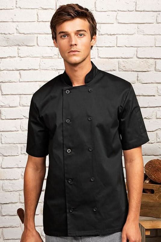 PR656: Short Sleeve Chefs Jacket Chefs Jacket Premier