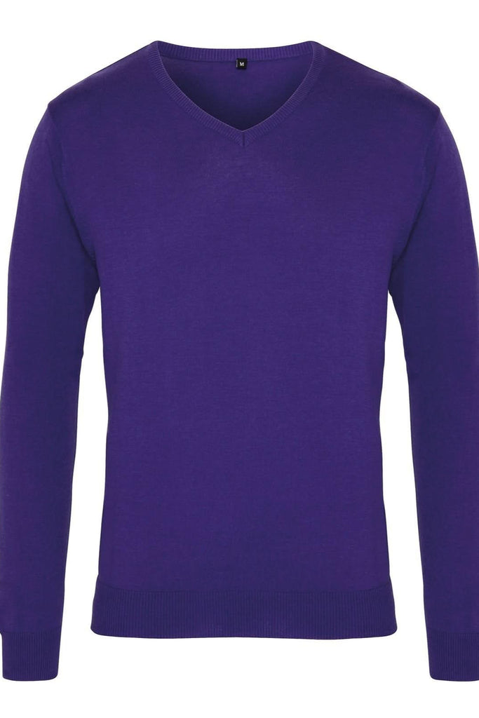 PR694 - Mens V-Neck Knitted Sweater - The Staff Uniform Company