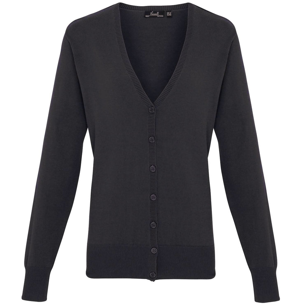 PR697 - Button Through Knitted Cardigan - The Staff Uniform Company