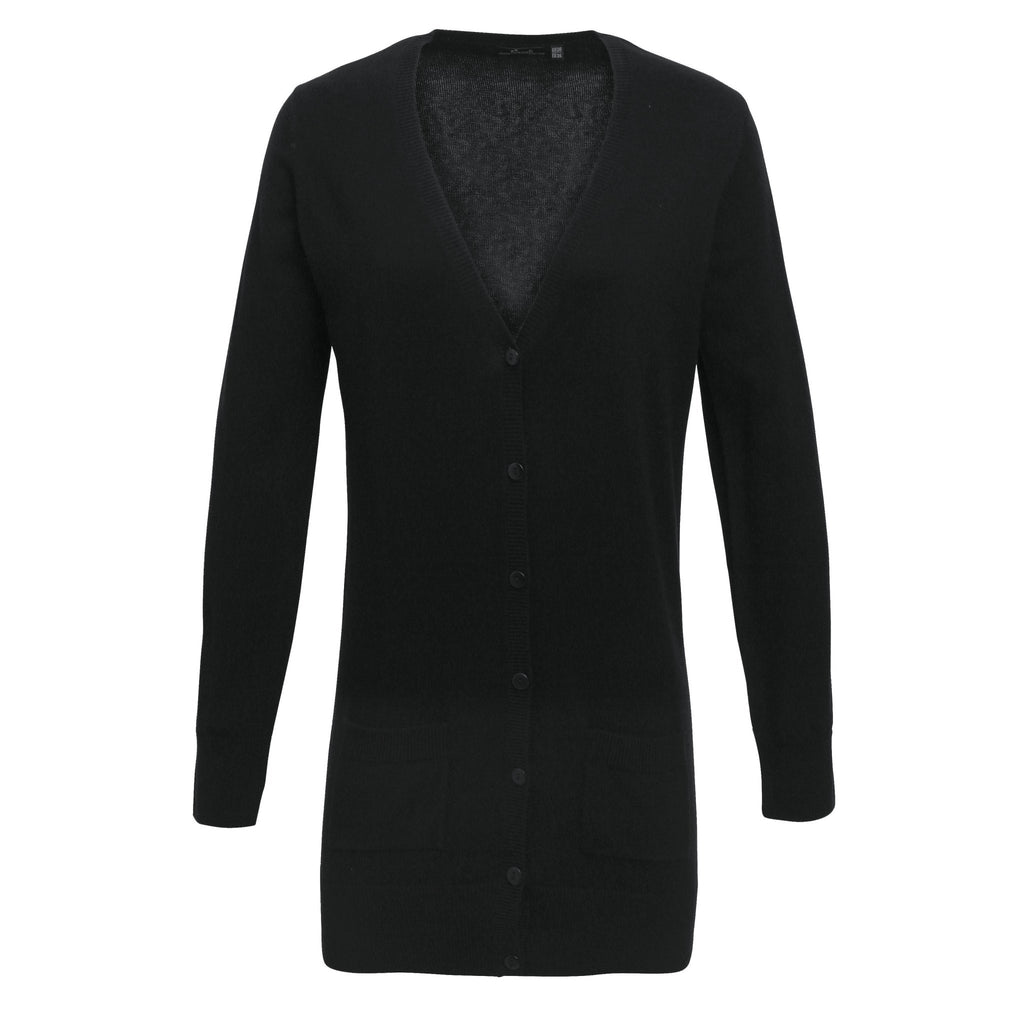 PR698 - Longline Knitted Cardigan - The Staff Uniform Company