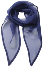 PR740: Ladies Chiffon Scarf Scarves Premier Marine Blue Regular