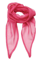 PR740: Ladies Chiffon Scarf Scarves Premier Fuchsia Regular