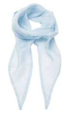 PR740: Ladies Chiffon Scarf Scarves Premier Light Blue Regular