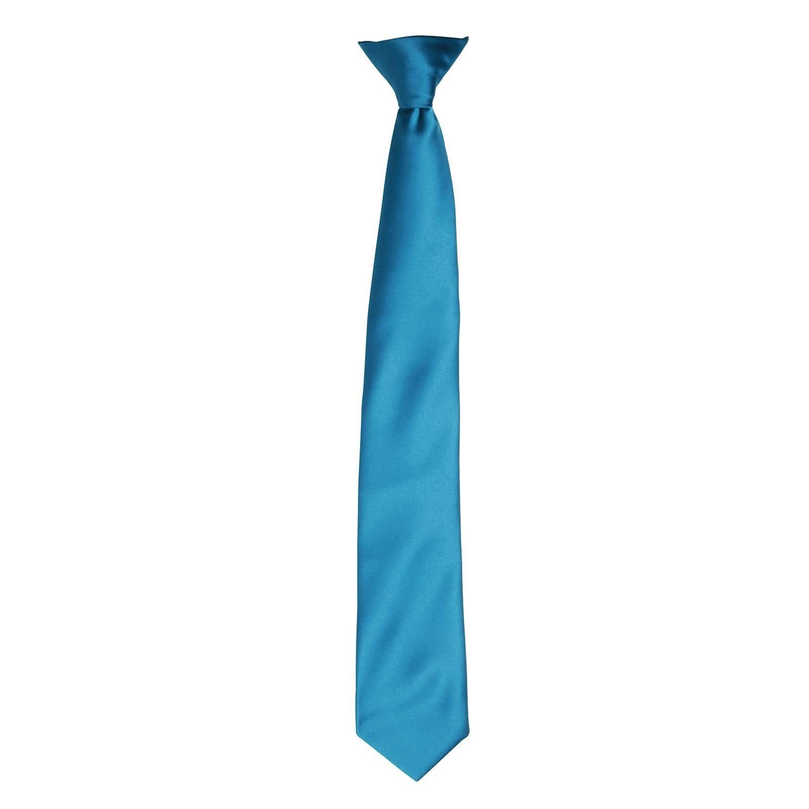 PR755: Colours Satin Clip Tie - The Staff Uniform Company