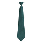 PR785: Clip-on Fashion Tie Ties Premier Bottle Green Regular