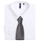 PR787: Puppy Tooth Mens Tie Ties Premier Silver Regular
