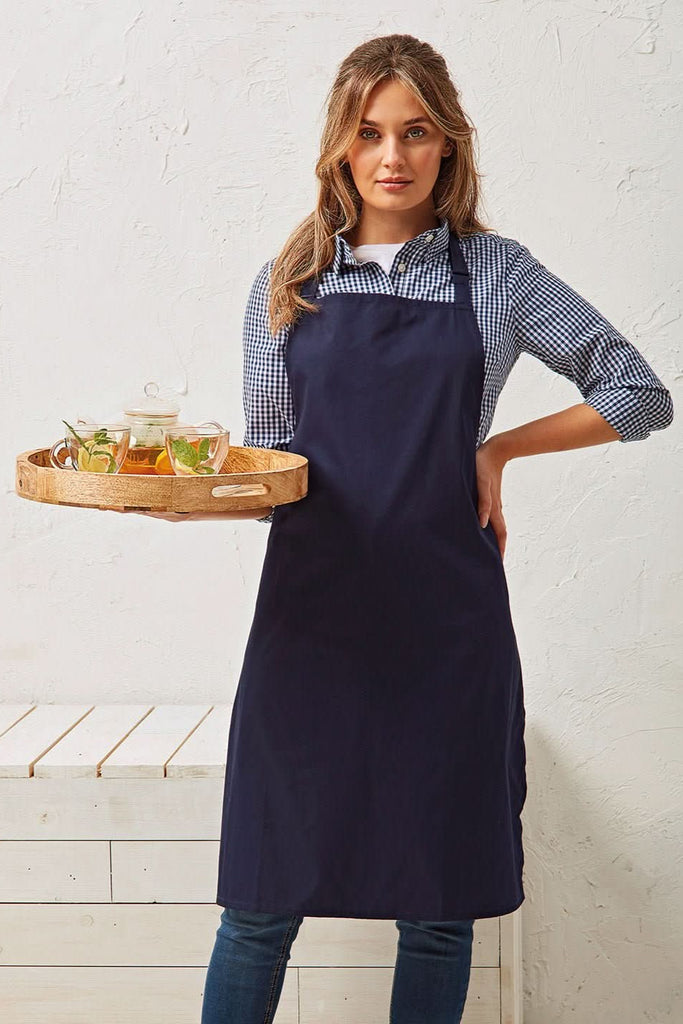 PR996 - Antimicrobial bib apron - The Staff Uniform Company