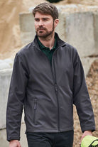 RX500: Pro 2-Layer Mens Softshell Jacket Workwear ProRTX Charcoal S