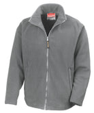 R115A: Horizon Mens Microfleece Jacket Mens Fleeces Result Dove Grey XS