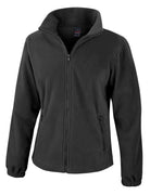 R220F: Ladies Outdoor Fleece Womens Fleeces Result Core Black XS